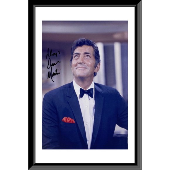 Dean Martin signed photo